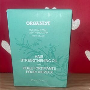 Organist Rosemary Mint Hair Strengthening Oil - Mint Green Packaging